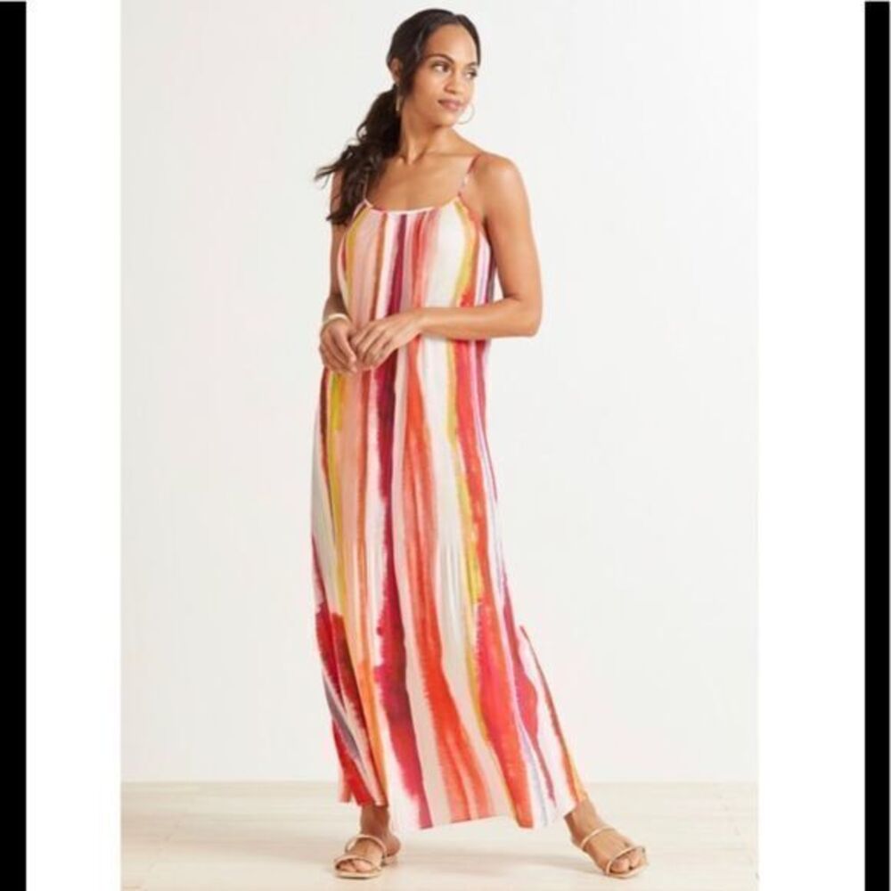 BB Dakota Multicolor Striped Midi Dress